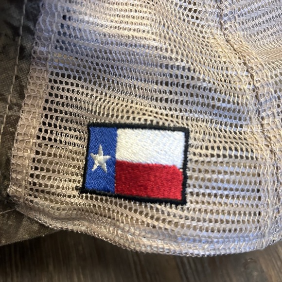 Field & Stream 1871 Eagle Texas Flag Trucker Cap Camo Adjustable Mesh Hat - Picture 8 of 8
